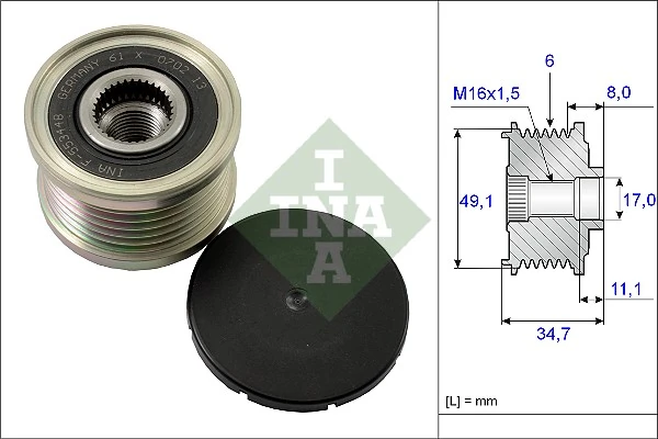 Alternator Freewheel Clutch